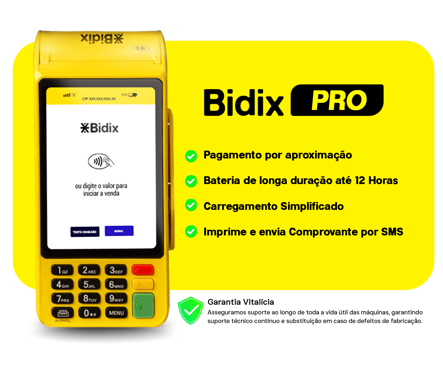 maquininha de cartão pro